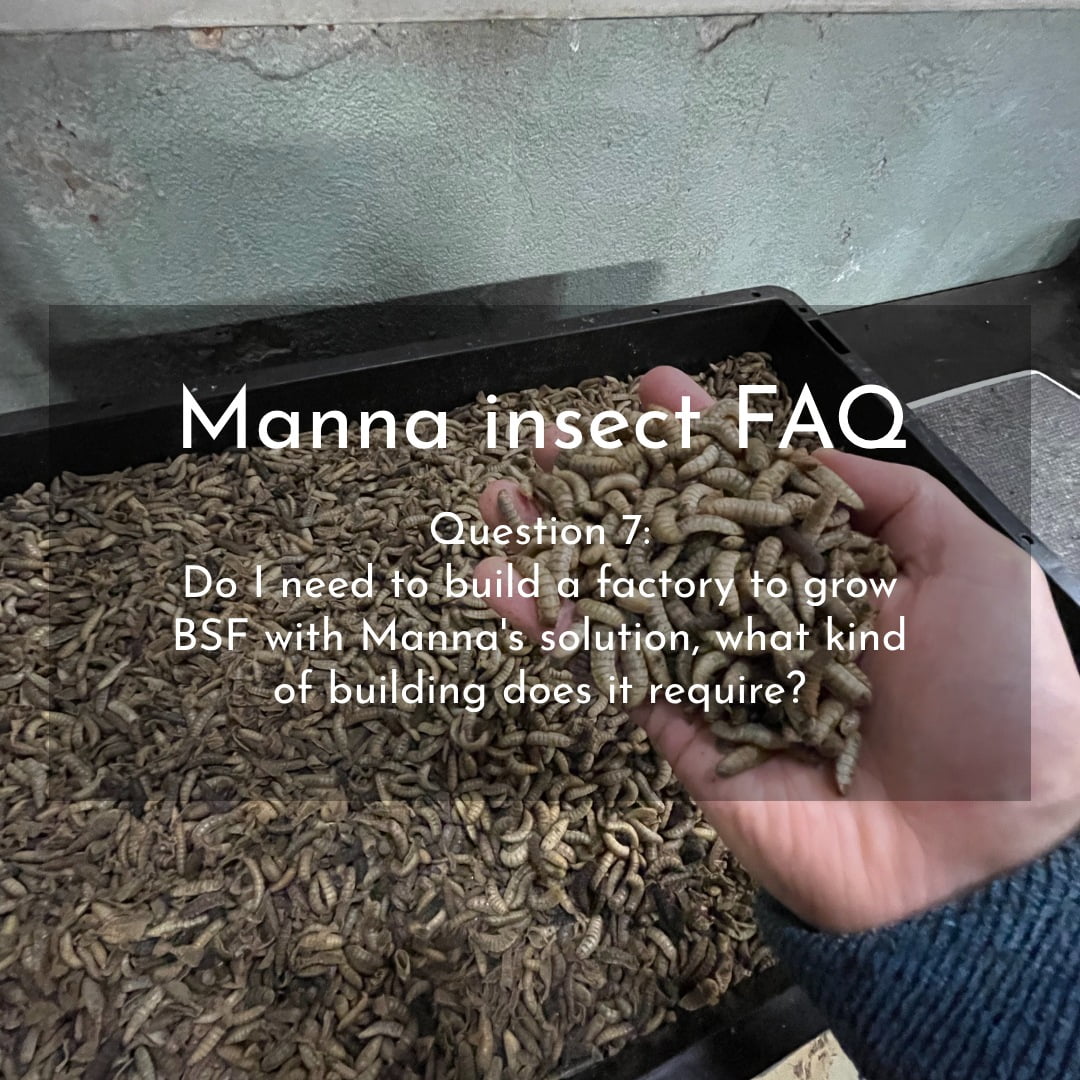Do I need to build a factory to grow BSF with Manna's solution, what kind of building does it require?