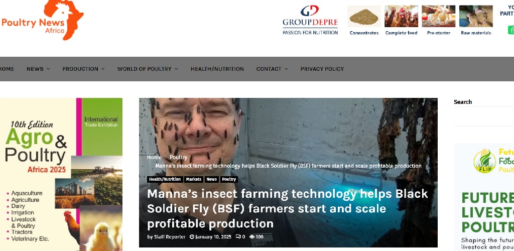 Manna Insect in Poultry News Africa | Manna Insect News