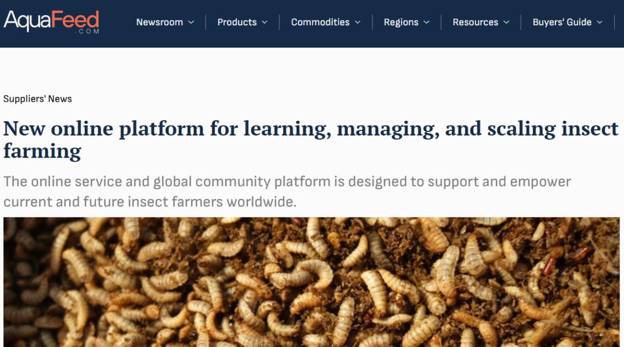 Insect Farm Hub in AquaFeed News | Manna Insect