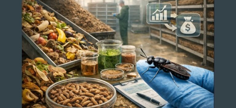 Feedstock management in BSF production | Manna Insect