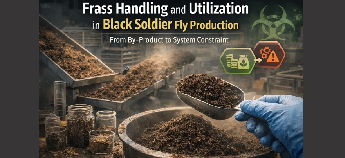 Frass handling in BSF production | Manna Insect