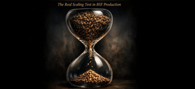 Harvesting and separation in BSF production | Manna Insect