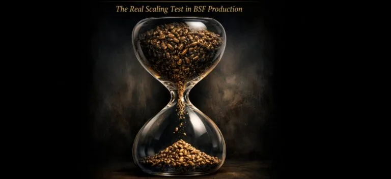 Harvesting and separation in BSF production | Manna Insect